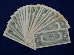 Lot Of 20 $2 Red Seal, Circulated.