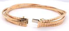 Incredible 18kt 4 Row Square Link Bracelet