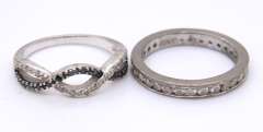 Vintage Sterling Silver Lot of 6 Rings