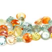 Glittering and bright 7.32ct fancy color Sapphire set