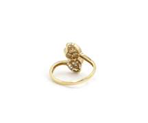 0.83ctw Diamond Heart Bypass Ring in 14K