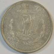 Creamy-white nearly BU 1892-P Morgan Silver Dollar. Scarce