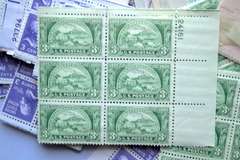 146 3 Cent Mint US Plate Blocks $18 Face Value