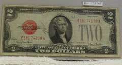 1928-G US Note $2. Red Seal