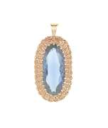14kt Rose Gold Amethyst Pendant/Brooch