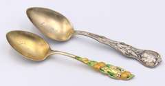 Big Group Lot of Sterling Silver Signed Spoons