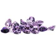 Glittering 10.10ct heart cut real Brazilian Amethyst set