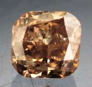 Stunning .78ct cushion cut chocolate Diamond