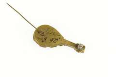 Gold Filled Murano Glass Micro Mosaic Lute Mandolin Charm/Pendant