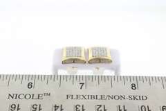 14kt Yellow Gold & Diamond Earrings