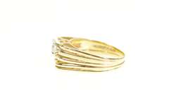 14K Yellow Gold 0.35 Ct Unique Diamond Solitaire Engagement Ring