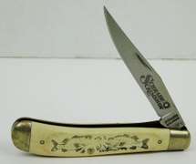 Schrade Artist Signed Scrimshaw Knife