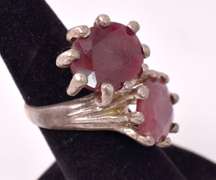 Mesmerizing 16.93CTW Ruby Ring in Sterling Silver
