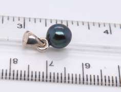 Lot of 2 Sterling Silver Pearl Pendants