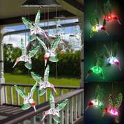 Color Changing LED Solar Power Lamp Hummingbird