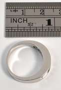 Suave Chanel Set Diamond Ring in 14K WG