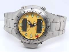 Citizen Diver's 200M Yellow Dial Stainless Steel Watch