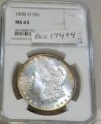 1898-O Morgan Dol NGC MS-63 PQ