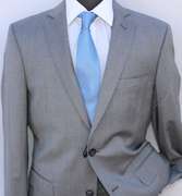 Designer Gray Color Slim Fit Suit, By Galante