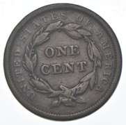 1842 Braided Hair Large Cent - N.1 - SD