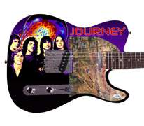 Steve Perry Autographed Signed Journey Custom Photo Graphics Guitar ACOA