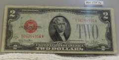 1928-G US Note $2. Red Seal