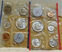 1960 Unc Silver Mint Set - Gov pkg