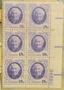 26 18 Cent Mint US Plate Blocks