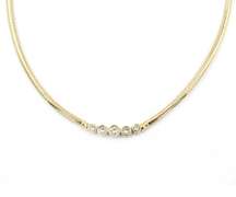 1.35ct Diamond Omega Necklace in 14K