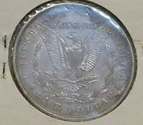 1878-7TF Morgan Dol  circ toned