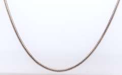 Vintage Italian Sterling Silver Chain Necklace
