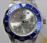 Invicta Silver Dial Automatic, Pre-Owned.