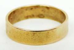 Antique Gold Filled Engraved BABY Ring