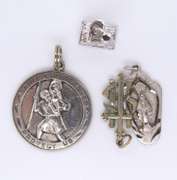 Lot of 4 Vintage Sterling Silver Pendants