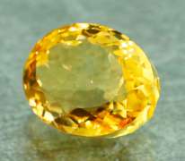Substantial 12.79ct vivid orange unheated Citrine