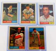 5 Topps 1961 Baseball Cards
