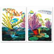 Coral Reef Life Diptych