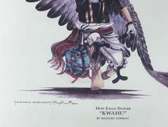 Richard Gorman Framed Print Richard Gorman Hopi Eagle Dance