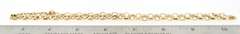 Beautiful puffed mariner 14kt gold chain