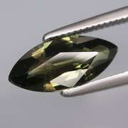Marquise cut! 1.32ct rich olive green Australian Sapphire