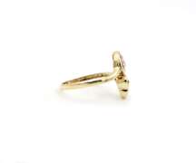 0.83ctw Diamond Heart Bypass Ring in 14K