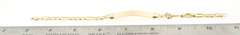 Customizable 14kt Yellow Gold ID-Style Bracelet