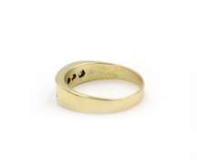 Mens 0.80ctw 5 Stone Diamond Ring in 14K