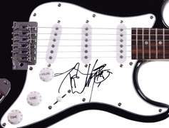 KISS Peter Criss Autographed Signed Guitar ACOA