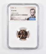 PF69 RD 1955 Lincoln Wheat Cent - Graded NGC