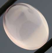 Glowing! 13.11ct powder pink Rose Quartz cabochon