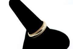 MENS 14 KT WHITE GOLD WEDDING BAND