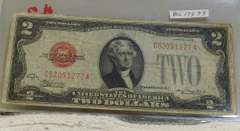 1928-D US Note $2. Red Seal