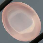 Glowing! 13.11ct powder pink Rose Quartz cabochon