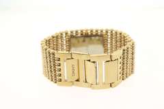 Brand New DNKY Gold  Tone Men's Watch with Mesh Bracelet